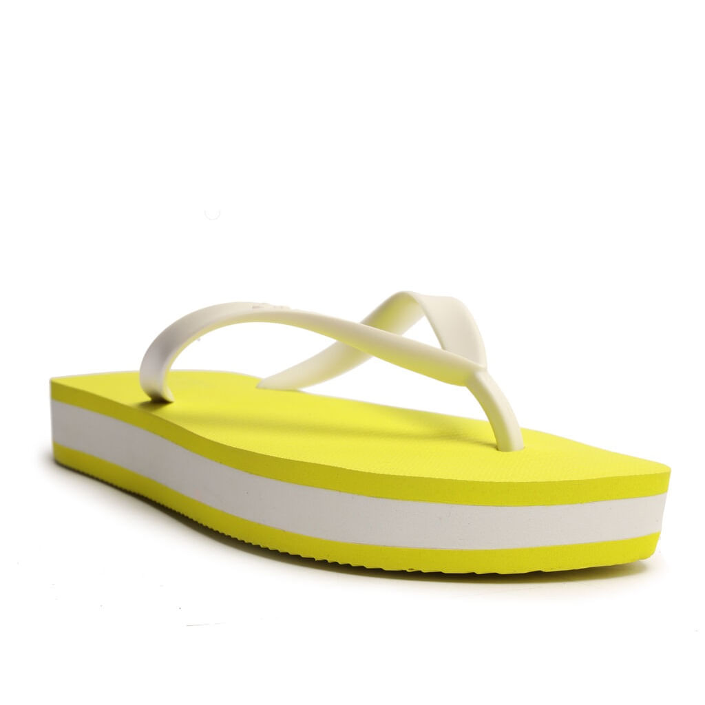 chinelo-amarelo-neon-e-branco-plataforma-brizza -arezzo-1
